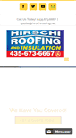 Mobile Screenshot of hirschiroofing.net